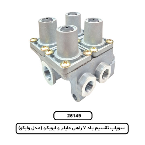 سوپاپ تقسیم باد 7 راهی مایلر و ایویکو (مدل وابکو)